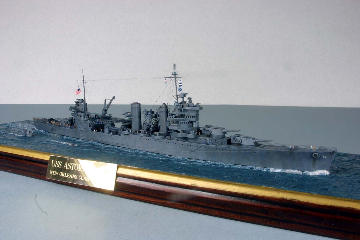 在庫あ好評維1/700 USS 重巡洋艦 Astoria CA-34 模型完成品B313 完成品