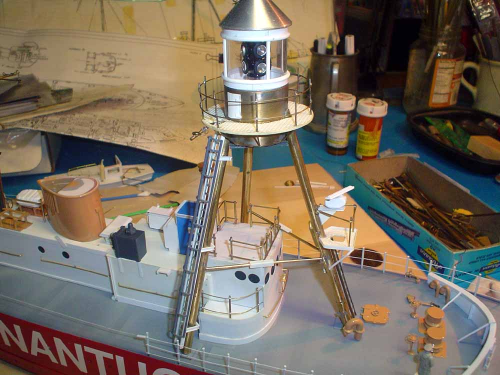 Nantucket Lightship (WLV-613) On Station, 1975 - 1/72 Scratchbuilding -  iModeler