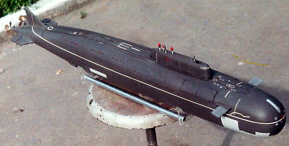 russian submarine kursk cutout
